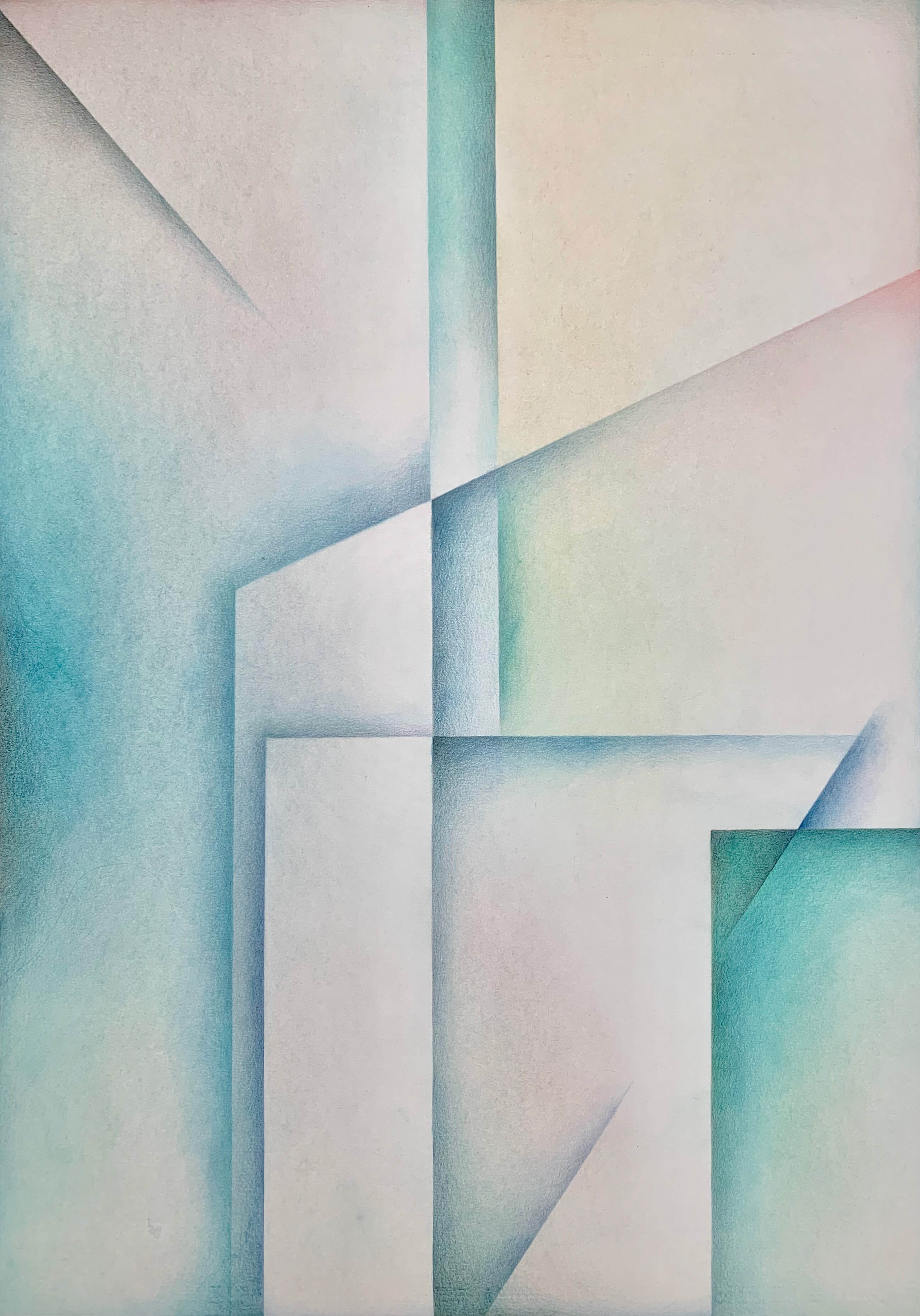 Ciutat atravessada. 50x70cm