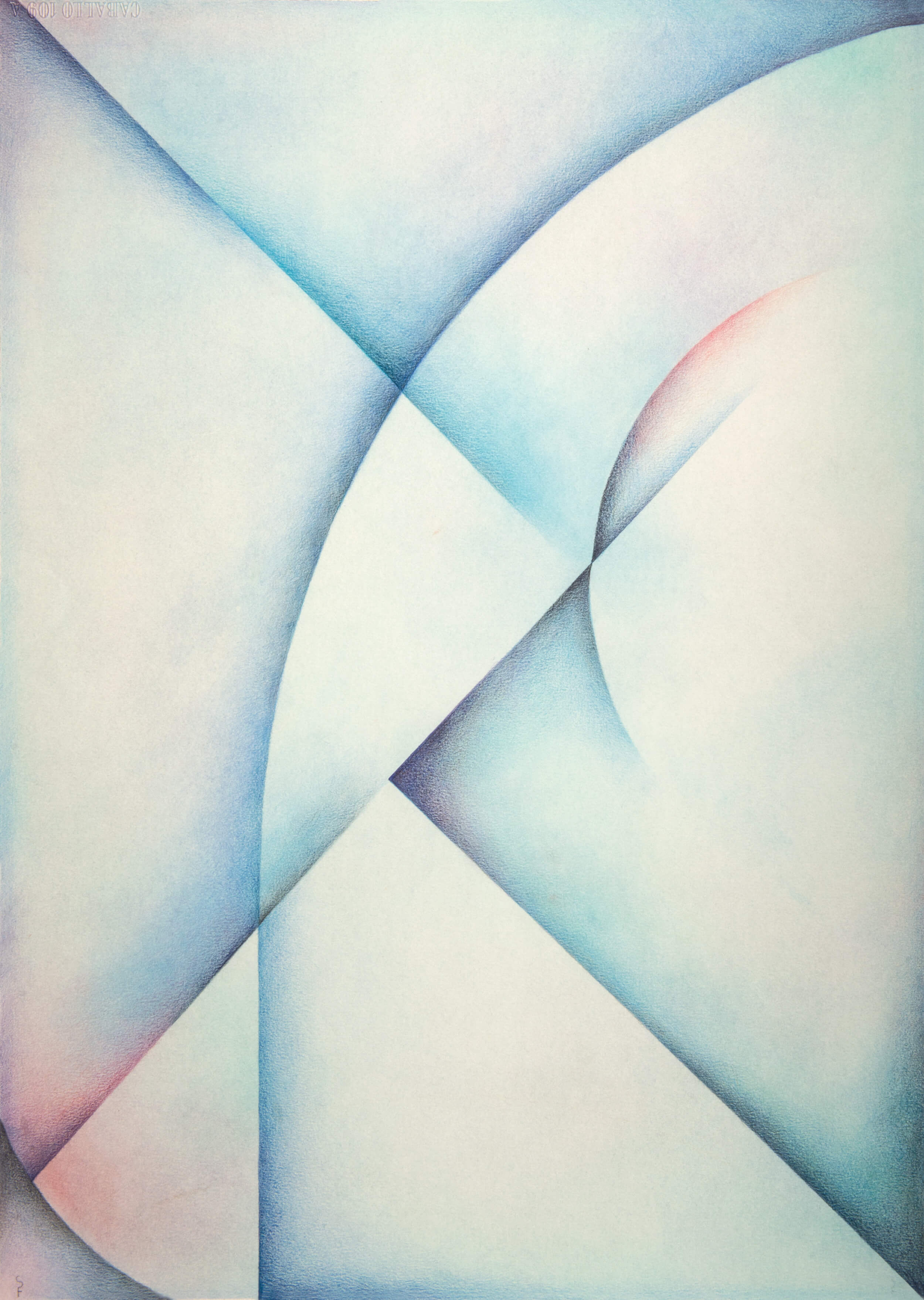 Arc blau. 50x70cm
