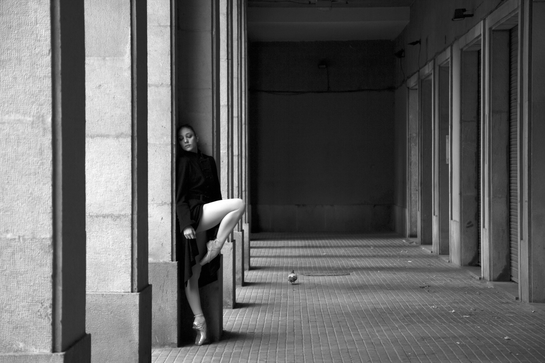 Croki Gil, Plaça de Vicenç Martorell, Barcelona. Winter 2013