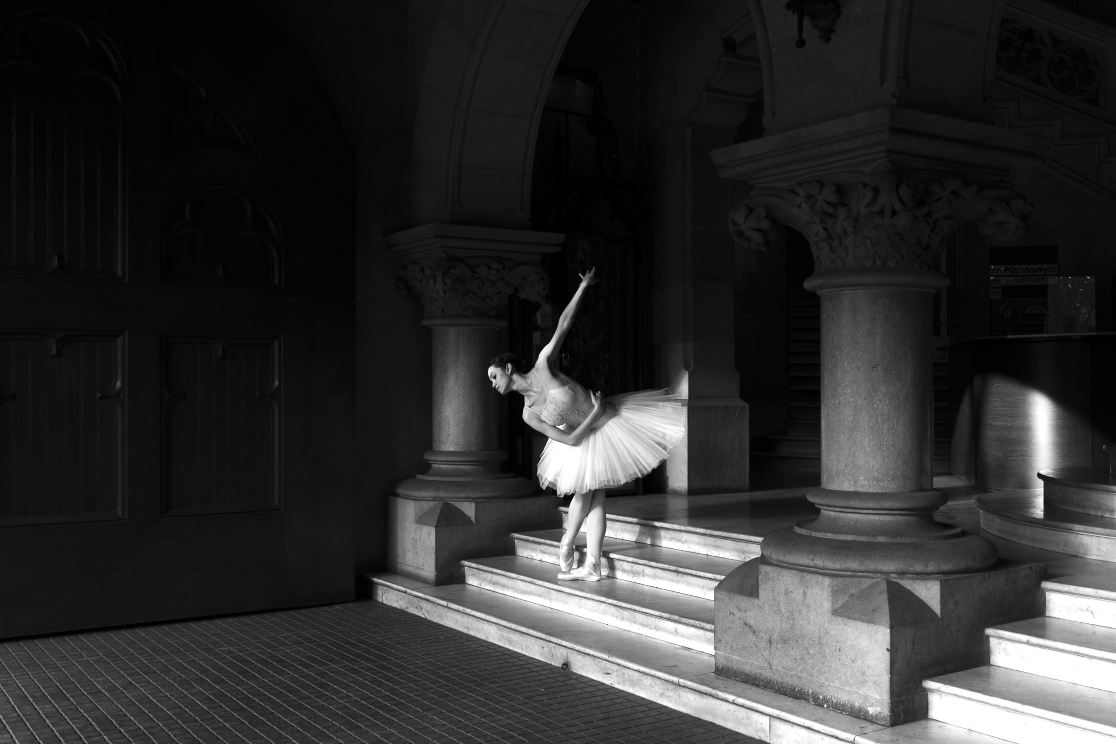 Karina Campos, Passeig de Gracia, Barcelona. Spring 2014