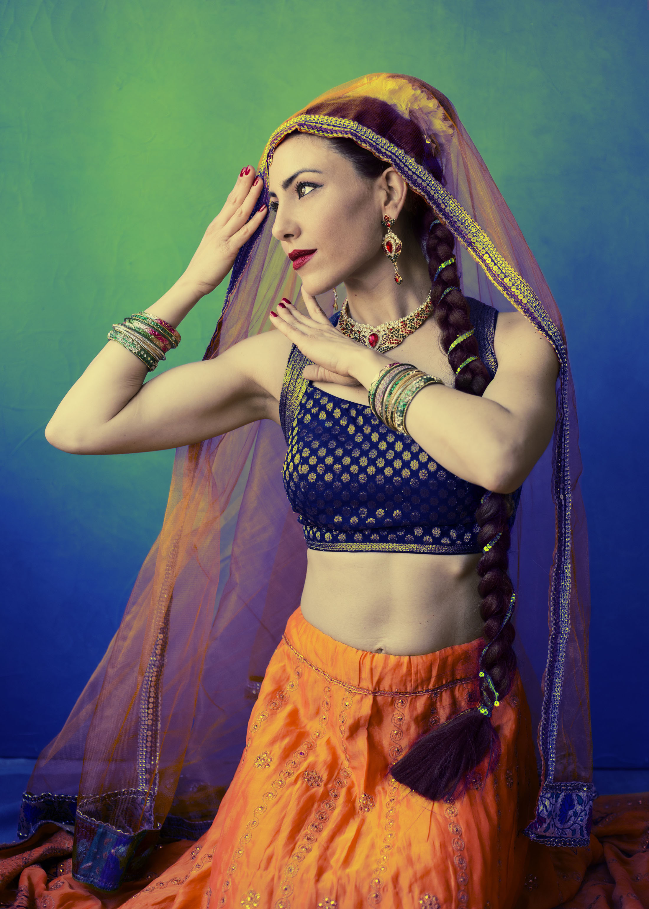 Selma, Bollywood instructor and scientist. Barcelona, spring 2018